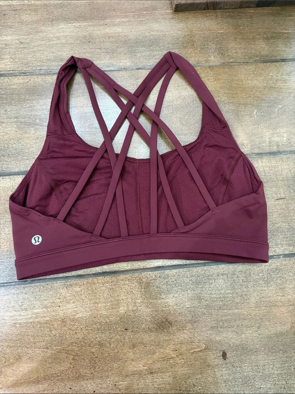 Lululemon free to be serene red Merlot size 8